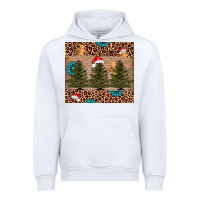 White Christmas trees leopard Urban Hoodie - AdoDesignShop