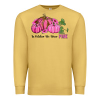 Antique Gold in october we wear pink pumpkin and sunflowers Premium Sweatshirt - RanaPortraitStore
