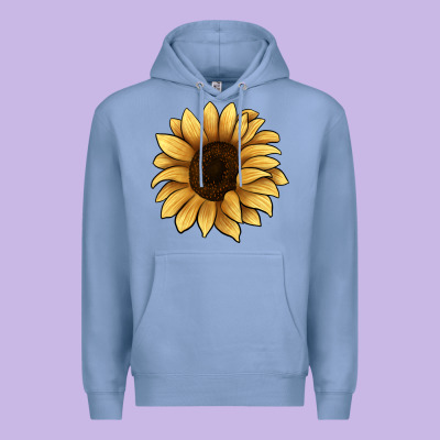 Sunflower Premium Hoodie Designed By Jahusdesignshop