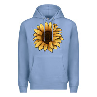 Colony Blue sunflower Premium Hoodie - JahusDesignShop