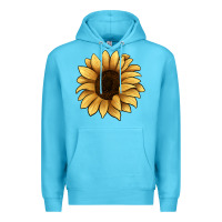 Ocean Blue sunflower Premium Hoodie - JahusDesignShop