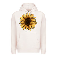 Pale Pink sunflower Premium Hoodie - JahusDesignShop