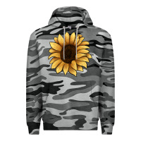 Slate Camo sunflower Premium Hoodie - JahusDesignShop