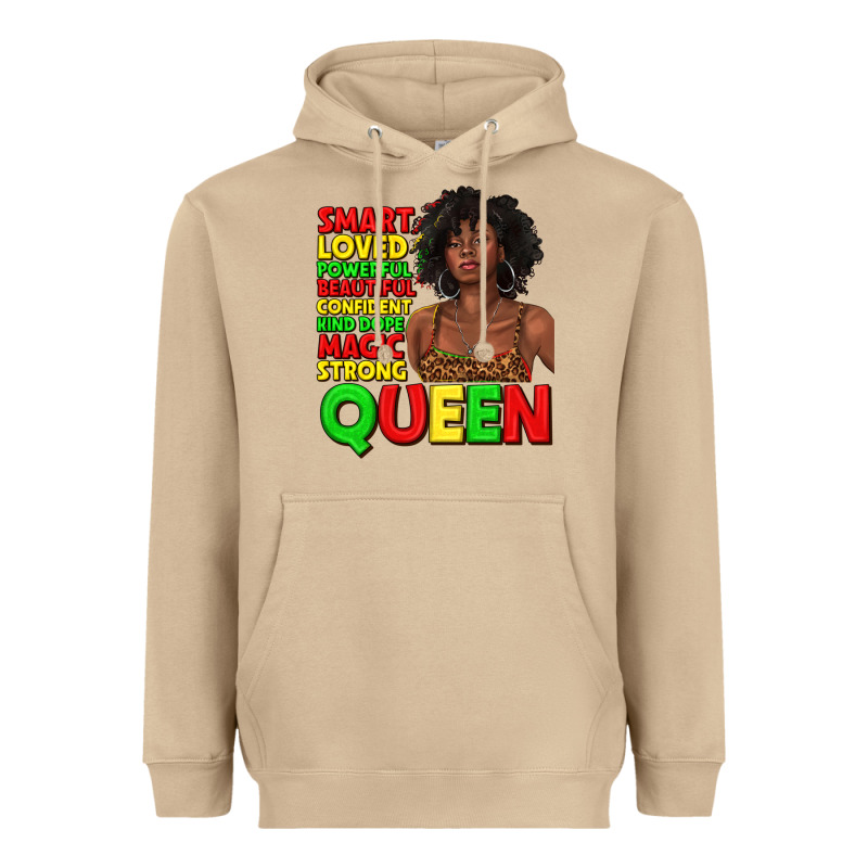 Black Queen Quotes Juneteenth Heavyweight Hoodie by texasbilliewilder | Teevron