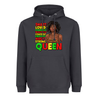Smoke black queen quotes juneteenth Heavyweight Hoodie - texasbilliewilder
