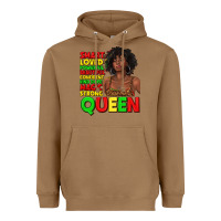 Toasted Coconut black queen quotes juneteenth Heavyweight Hoodie - texasbilliewilder