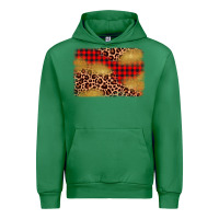 Emerald christmas leopard glitter background Urban Hoodie - AdoDesignShop