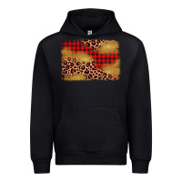 Foreset Green christmas leopard glitter background Urban Hoodie - AdoDesignShop