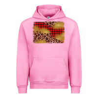 Fuchsia Pink christmas leopard glitter background Urban Hoodie - AdoDesignShop