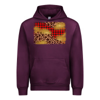 Mauve Wine christmas leopard glitter background Urban Hoodie - AdoDesignShop