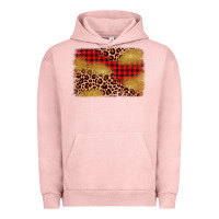Pigment Salmon christmas leopard glitter background Urban Hoodie - AdoDesignShop