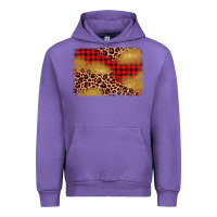 Tulip christmas leopard glitter background Urban Hoodie - AdoDesignShop
