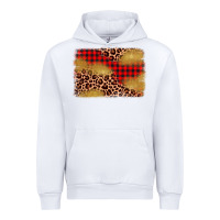 White christmas leopard glitter background Urban Hoodie - AdoDesignShop