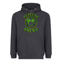 Smoke feeling lucky with leopard Heavyweight Hoodie - RanaPortraitStore
