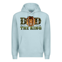 Blue Mist dad the king Premium Hoodie - Artiststas