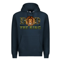 Navy dad the king Premium Hoodie - Artiststas