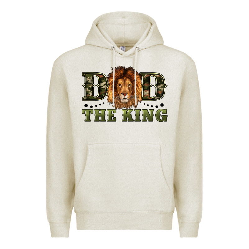 Dad The King Premium Hoodie by Artiststas | Teevron