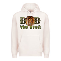 Pale Pink dad the king Premium Hoodie - Artiststas