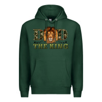 Sports Green dad the king Premium Hoodie - Artiststas