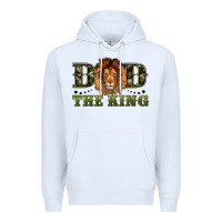 White dad the king Premium Hoodie - Artiststas