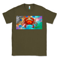Army Green crab license plate Classic Tee - BarkalooDesign