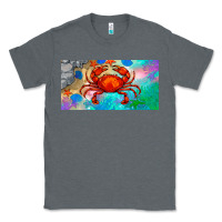 Charcoal Heather crab license plate Classic Tee - BarkalooDesign