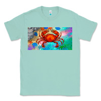 Seafoam crab license plate Classic Tee - BarkalooDesign