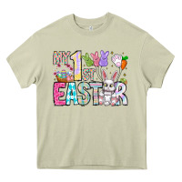 Mossy My 1st Easter Heavy Core Tee - CowhideDigitalArt