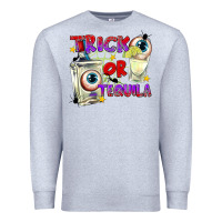 Heather Grey Trick or Tequila Premium Sweatshirt - texasbilliewilder