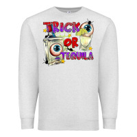 Oatmeal Heather Trick or Tequila Premium Sweatshirt - texasbilliewilder