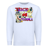 White Trick or Tequila Premium Sweatshirt - texasbilliewilder