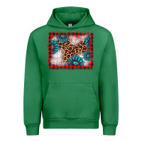 Emerald Christmas gemstone leopard background Urban Hoodie - AdoDesignShop