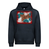 Navy Christmas gemstone leopard background Urban Hoodie - AdoDesignShop