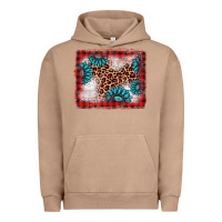 Pigment Burro Christmas gemstone leopard background Urban Hoodie - AdoDesignShop