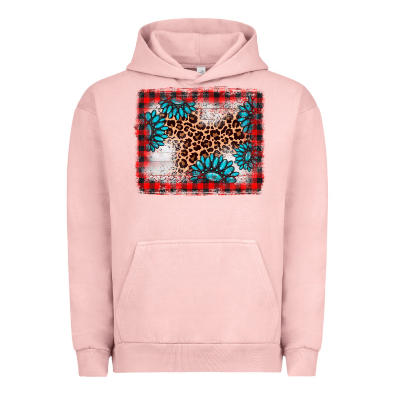 Christmas Gemstone Leopard Background Urban Hoodie by AdoDesignShop | Teevron