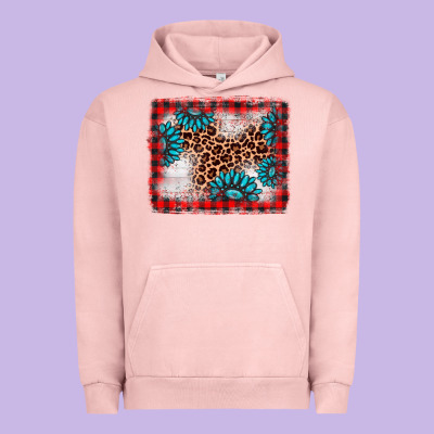 Christmas Gemstone Leopard Background Urban Hoodie Designed By Adodesignshop