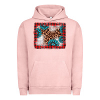 Pigment Salmon Christmas gemstone leopard background Urban Hoodie - AdoDesignShop