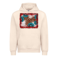 Sandshell Christmas gemstone leopard background Urban Hoodie - AdoDesignShop