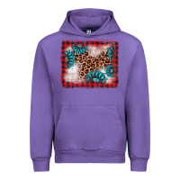 Tulip Christmas gemstone leopard background Urban Hoodie - AdoDesignShop