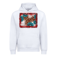 White Christmas gemstone leopard background Urban Hoodie - AdoDesignShop