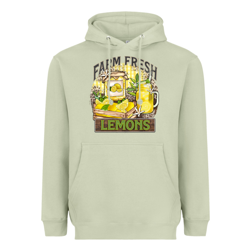 Farm Fresh Lemons Heavyweight Hoodie by Zillion Design Studio | Teevron