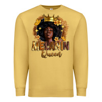 Antique Gold melanin queen Premium Sweatshirt - Zillion Design Studio