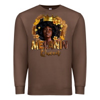 Chestnut melanin queen Premium Sweatshirt - Zillion Design Studio