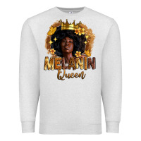 Oatmeal Heather melanin queen Premium Sweatshirt - Zillion Design Studio