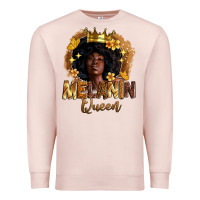 Pale Pink melanin queen Premium Sweatshirt - Zillion Design Studio