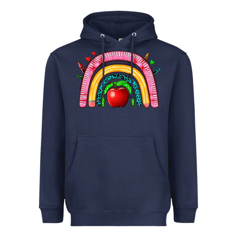 School Rainbow Heavyweight Hoodie by Zillion Design Studio | Teevron