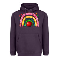 Plum school rainbow Heavyweight Hoodie - Zillion Design Studio