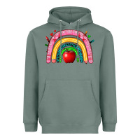 Sage school rainbow Heavyweight Hoodie - Zillion Design Studio