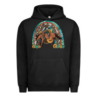 Pigment Black bucking bronco rodeo rainbow Urban Hoodie - Artiststas