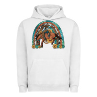 Pigment Lunar Rock bucking bronco rodeo rainbow Urban Hoodie - Artiststas